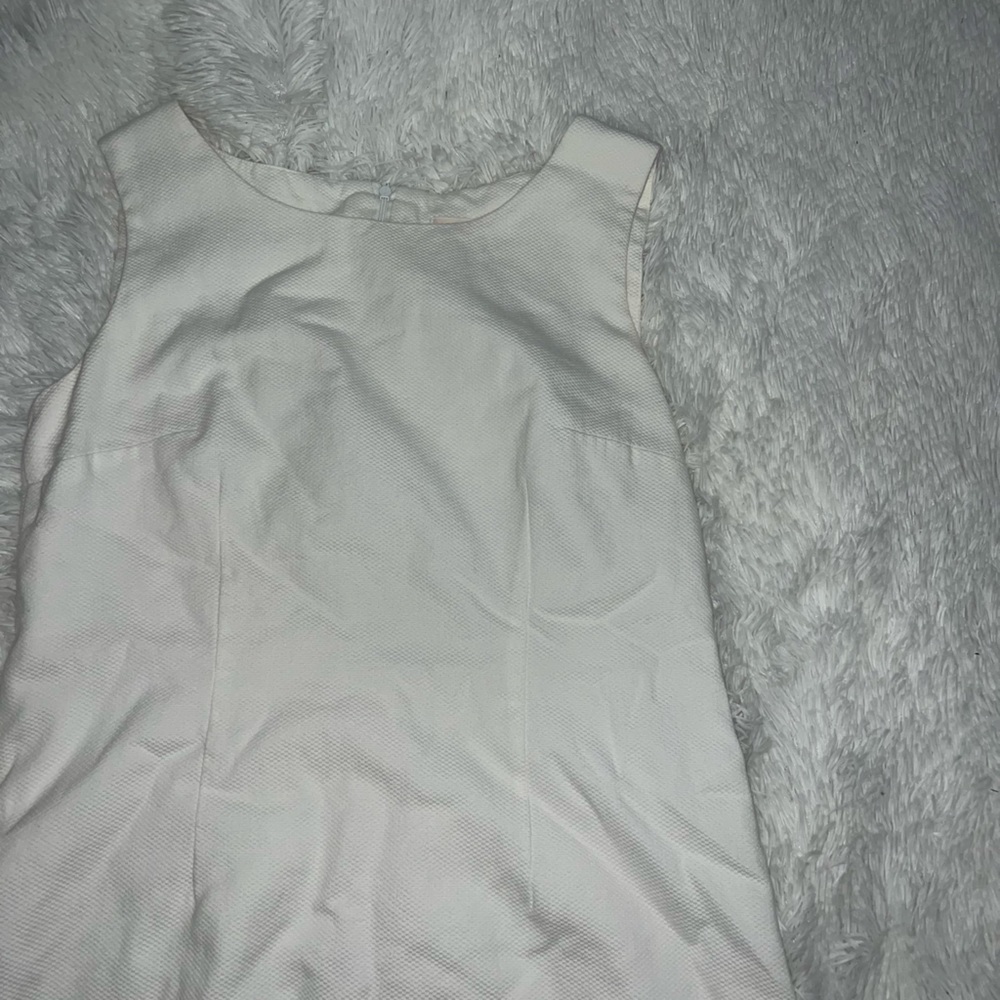 Brooks Brothers White Dress Size 14 Business Casual Dress